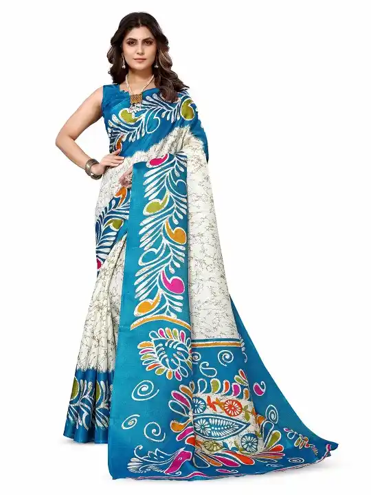 Art Silk Abstract Printed Saree with Blouse Piece.png